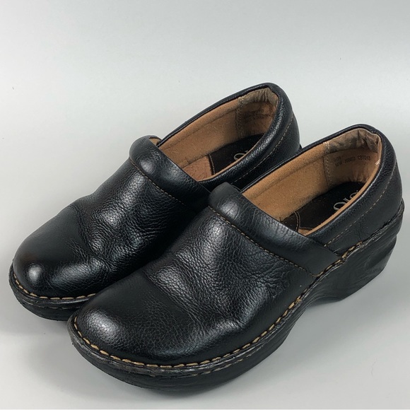 Bolo Women’s Black Slip On Clogs Size 8 - Picture 9 of 12